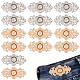 AHADEMAKER 16 Sets 2 Style Alloy Adjustment Waist Tightener Buckle Buttons(FIND-GA0002-26)-1