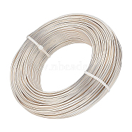 Aluminum Wire, for Jewelry Making, Champagne Gold, 12 Gauge, 2.0mm, about 180.44 Feet(55m)/500g(AW-BC0007-2.0mm-26)