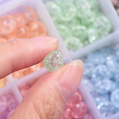 500Pcs 10 colors Crackle Glass Beads(GLAA-SZ0001-56)-5