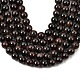 Natural Garnet Gemstone Bead Strands(G-R263-6mm)-2
