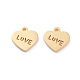 Valentine's Day 304 Stainless Steel Charms(STAS-I151-28G)-1