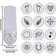 timbres en métal de fer(AJEW-BC0005-77D)-2