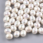 Acrylic Imitation Pearl Beads, AB Color, Oval, Seashell Color, 12x10mm, Hole: 1.8mm(X-OACR-S024-22)