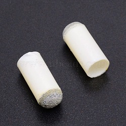 Plastic Billiards Cue Head Cover, Column, Ghost White, 30x13mm, Hole: 12mm(AJEW-WH0240-31D)