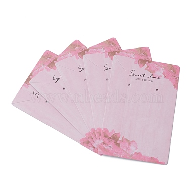 Hot Pink Paper Bracelet Display Card