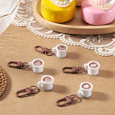 5Pcs 5 Styles Resin Pendant Decorations(HJEW-TADJ0001-09)-4