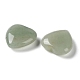 Натуральные зеленые пальмовые камни в форме сердца с авантюрином(G-M416-09B-01)-2