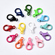 40Pcs Spray Painted Eco-Friendly Alloy Lobster Claw Clasps(PALLOY-YW0001-24-NR)-2