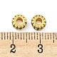 Rack Plating Brass Micro Pave Cubic Zirconia Spacer Beads(KK-F089-36G-01)-2