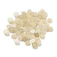 Natural White Jade Dyed Cabochons, Half Round, 4x2~2.5mm(G-H309-03-19)