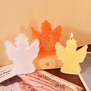 Christmas Theme Silicone Molds Candle Molds, for Candle Aromatherapy Making, Angel & Fairy, 118x102x23mm(SIMO-Z006-07A)