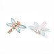 Gradient Color Transparent Resin Pendants(RESI-YW0004-05E)-2