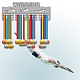 support mural d'affichage de support de médaille de fer de mode(ODIS-WH0037-052)-7