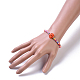 Handmade Polymer Clay Heishi Beads Braided Bracelets(BJEW-JB04427-02)-4