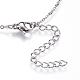 304 Stainless Steel Initial Pendant Necklaces(NJEW-P151-C-P)-2