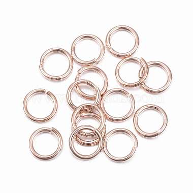 Rose Gold Ring Stainless Steel Close but Unsoldered Jump Rings
