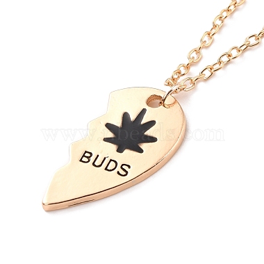 Ожерелья с подвесками из сплава Best Buds(NJEW-K124-03B-G)-6