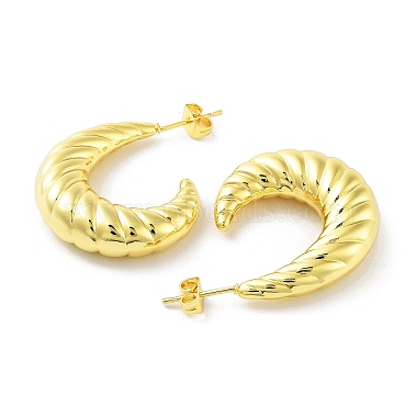 Brass Stud Earrings(KK-R150-03D)-2