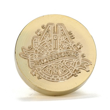 Brass Retro Wax Sealing Stamp(AJEW-F045-E16)-4