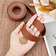 2M Flat Single Face Lychee Pattern Imitation Leather Band(LC-WH0010-02A-03)-3