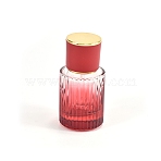 Column Glass Spray Bottle, for Essential Oils, Perfume, Red, 4.1x8.5cm, Capacity: 30ml(1.01fl. oz)(PW-WG41918-01)