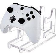 AHADERMAKER 1 Set Assembled Acrylic Game Pad Controller Display Stands, fit for 2Pcs Controllers Organizer, Clear, Finished Product: 19.7x9x9.5cm, about 5pcs/set(ODIS-GA0001-40)