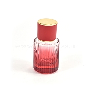 Column Glass Spray Bottle, for Essential Oils, Perfume, Red, 4.1x8.5cm, Capacity: 30ml(1.01fl. oz)(PW-WG41918-01)