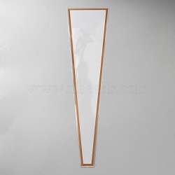 50Pcs Triangle OPP Plastic Flower Bouquet Bags, Single Flower Packaging Bags, Suitable for Gift Giving Decoration, White, 44.1x3.4x0.01cm(AJEW-WH0459-76)