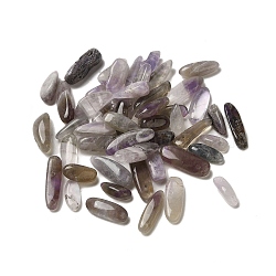 120G Natural Amethyst Beads, Chip, 13~23x5.5~8x3~5.5mm, Hole: 1mm(G-XCP0001-12)