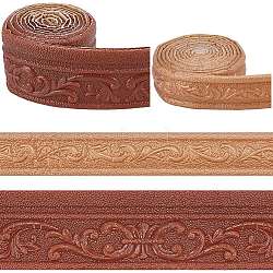 2Pcs 2 Styles Self-Adhesive Wall Stickers, for Shelf Liner Dresser Drawer Locker, Coconut Brown, 45~80mm, 1pc/style(DIY-CP0012-21A)