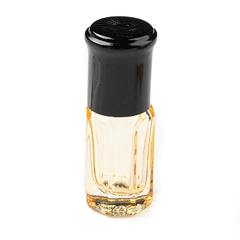 Glass Roller Ball Bottles, Essential Oil Refillable Bottle, for Personal Care, PeachPuff, Capacity: 3ml(0.10fl. oz)
