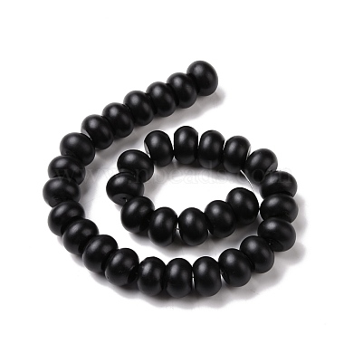 Natural Black Jade Beads Strands(G-G864-17)-2