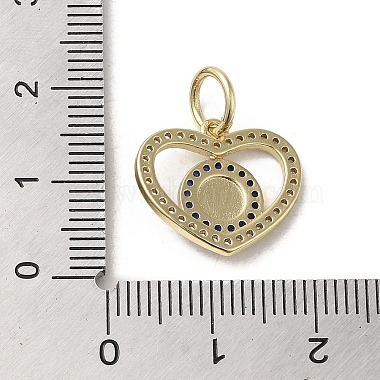 micro cuivres ouvrent pendentifs de zircons(KK-E092-23G)-3