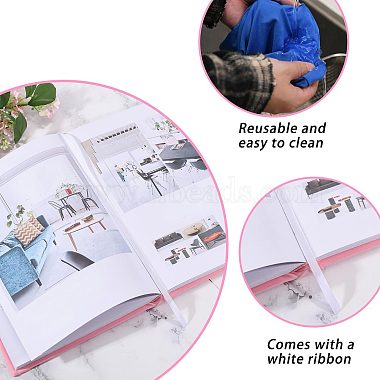 8Pcs 8 Colors Polyester Book Cover(OFST-GL0001-07)-5