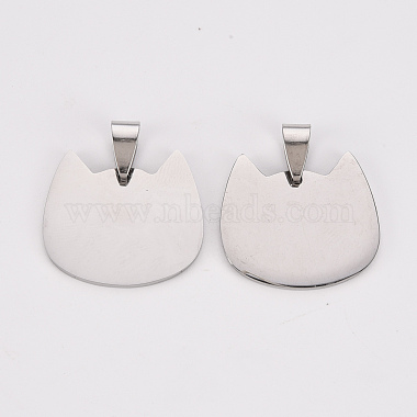 Stainless Steel Color Cat 304 Stainless Steel Pendants