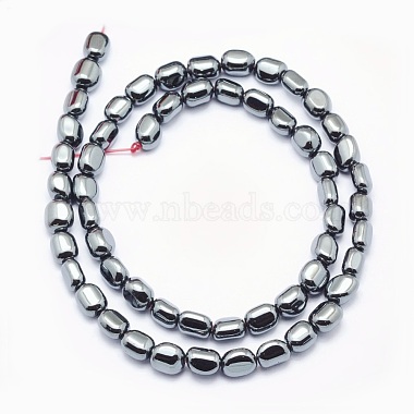 Non-magnetic Synthetic Hematite Beads Strands(G-L488-B-15)-3