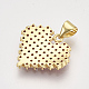 Brass Micro Pave Cubic Zirconia Pendants(ZIRC-T006-70G)-2