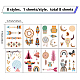 8 Sheets 8 Styles PVC Waterproof Wall Stickers(DIY-WH0345-076)-2