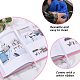 8Pcs 8 Colors Polyester Book Cover(OFST-GL0001-07)-5