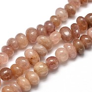 Natural Strawberry Quartz Gemstone Nuggets Bead Strands, Tumbled Stone, 6~10x9~12x8~10mm, Hole: 1mm, about 15.3 inch~15.7 inch(G-J337-40)