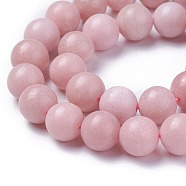 Natural Pink Opal Beads Strands, Grade AB, Round, 10mm, Hole: 1mm, about 38pcs/strand, 14.9 inch(38cm)(G-G772-02-B)