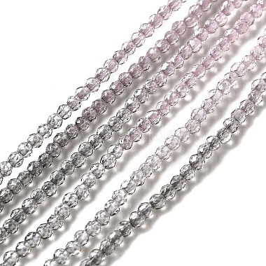 Transparent Gradient Color Glass Beads Strands(GLAA-H021-01A-12)-2