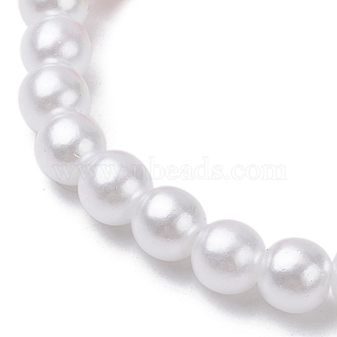 Bracelets de perles acryliques en forme d'ours pour enfants(BJEW-JB10063)-4