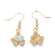 (Jewelry Parties Factory Sale)Alloy Enamel Dangle Earrings(EJEW-Z009-05G)-2