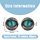 12 Sets 12 Style Luminous Self Adhesive Glass Eyes Cabochons(GLAA-CA0001-58)-2
