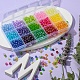 15 couleurs perles acryliques transparentes(DIY-YW0005-36)-4