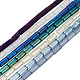 7 Strands 7 Style Electroplate Glass Beads Strands(EGLA-YW0001-24)-1