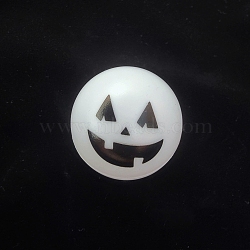 Halloween Plastic Hollow Bounce Ball, Ghost, White, 33mm(PW-WG733AD-05)