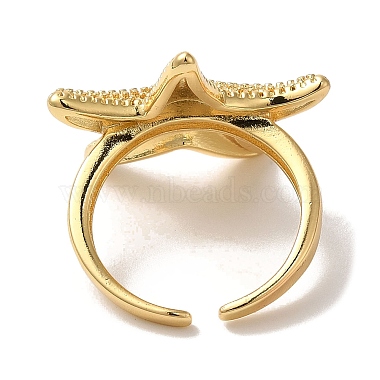 Rack Plating Brass Cuff Rings for Women(RJEW-G325-04A-G)-3