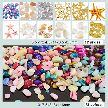 Ocean Theme Nail Decorations Kit(MRMJ-OC0003-18)-3